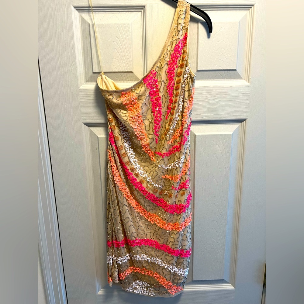 SWIFTIES Multi color sequin dress size 7/8